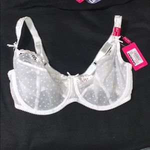 White Princess Balcony Bra